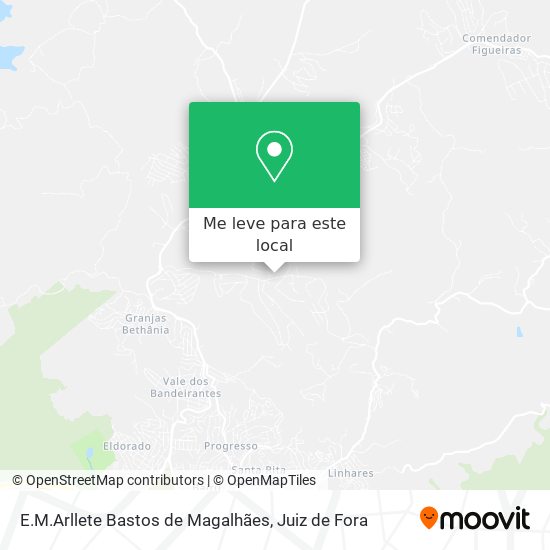 E.M.Arllete Bastos de Magalhães mapa