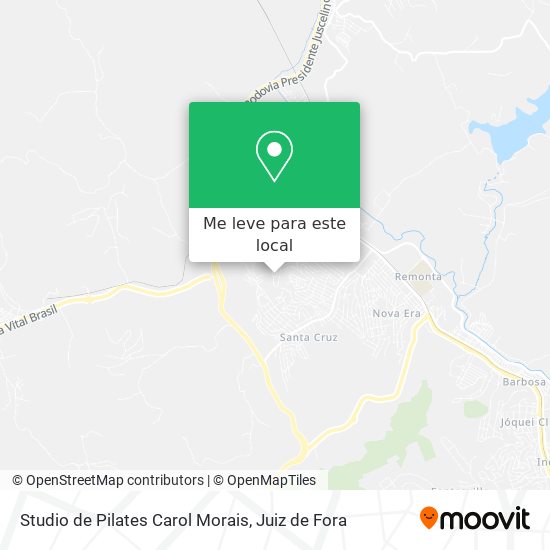 Studio de Pilates Carol Morais mapa