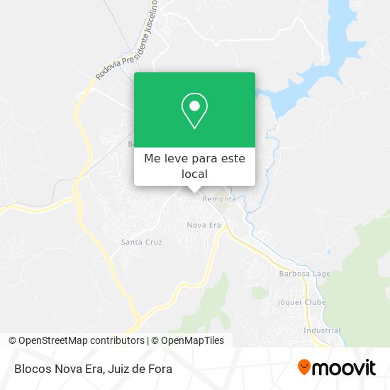 Blocos Nova Era mapa