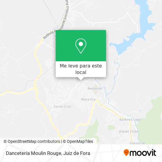 Danceteria Moulin Rouge mapa