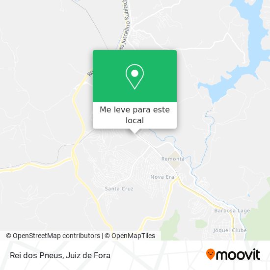 Rei dos Pneus mapa