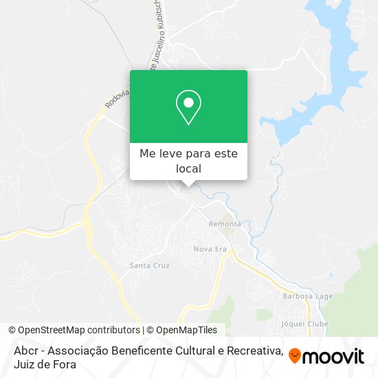Abcr - Associação Beneficente Cultural e Recreativa mapa