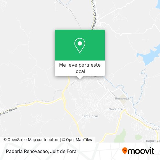 Padaria Renovacao mapa