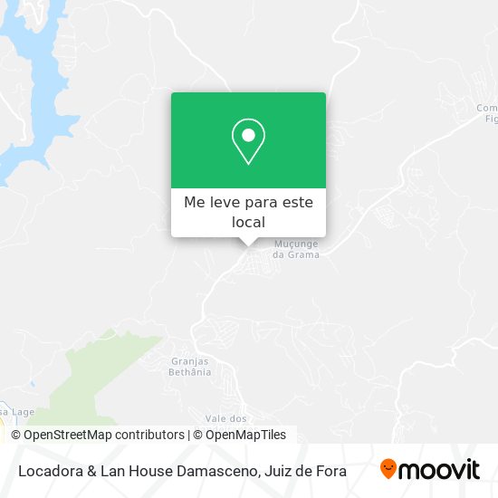 Locadora & Lan House Damasceno mapa