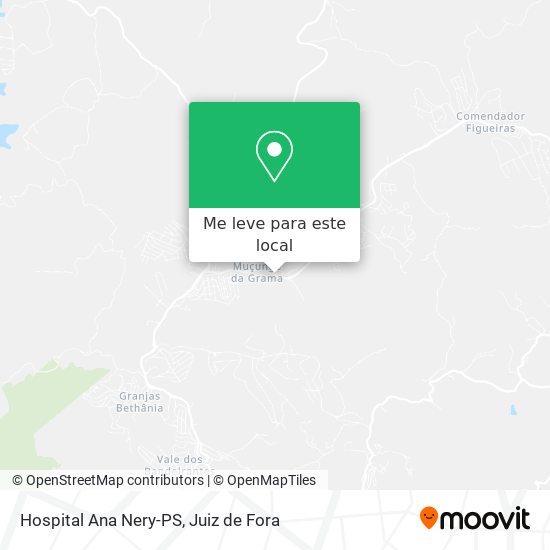 Hospital Ana Nery-PS mapa