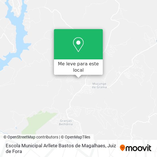 Escola Municipal Arllete Bastos de Magalhaes mapa
