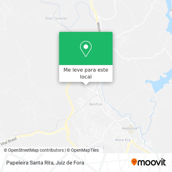 Papeleira Santa Rita mapa