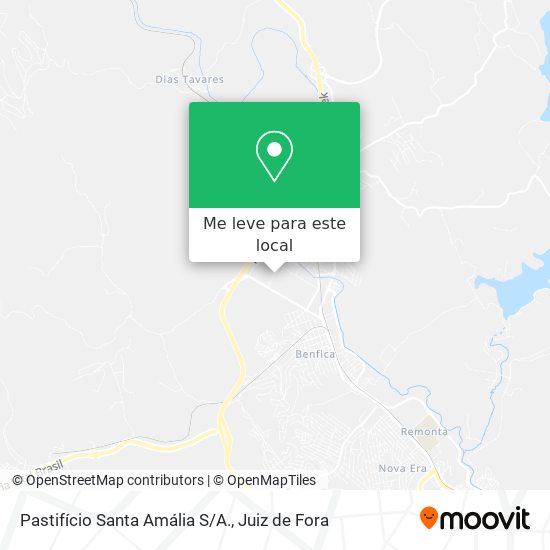 Pastifício Santa Amália S/A. mapa