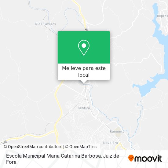 Escola Municipal Maria Catarina Barbosa mapa