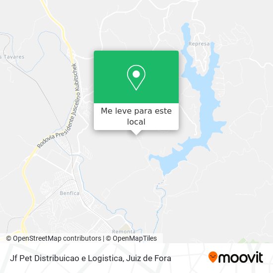 Jf Pet Distribuicao e Logistica mapa