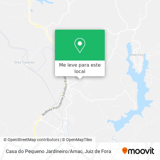 Casa do Pequeno Jardineiro / Amac mapa