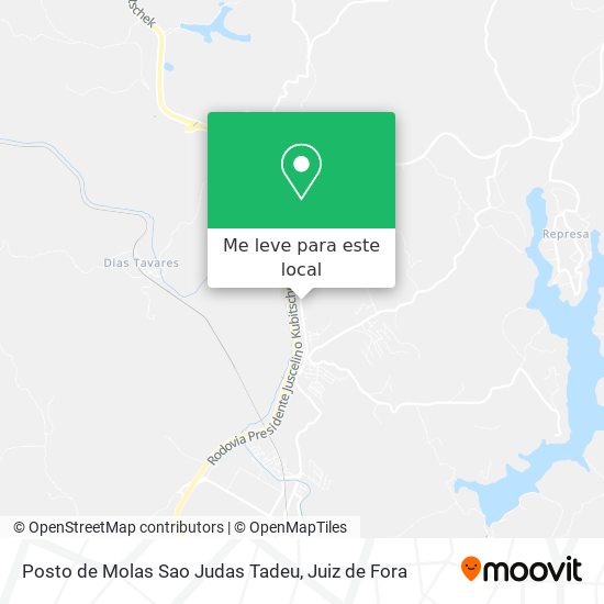 Posto de Molas Sao Judas Tadeu mapa