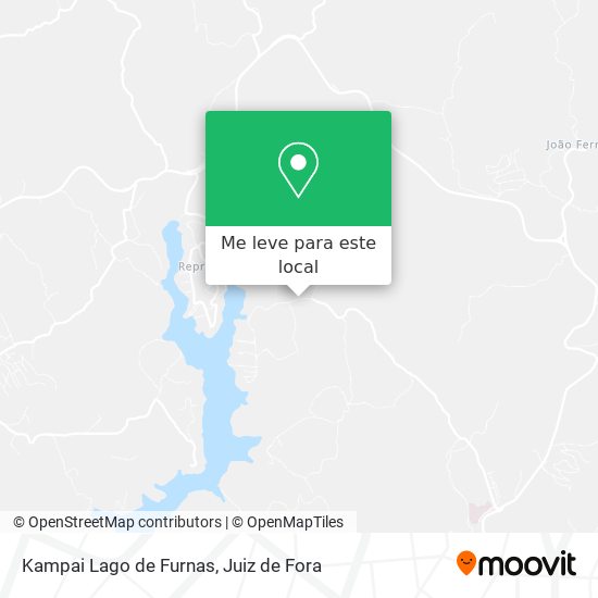 Kampai Lago de Furnas mapa