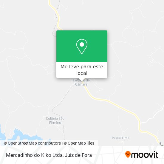 Mercadinho do Kiko Ltda mapa