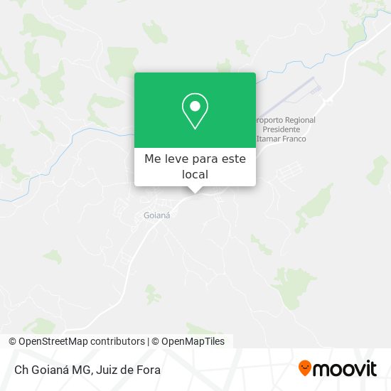 Ch Goianá MG mapa