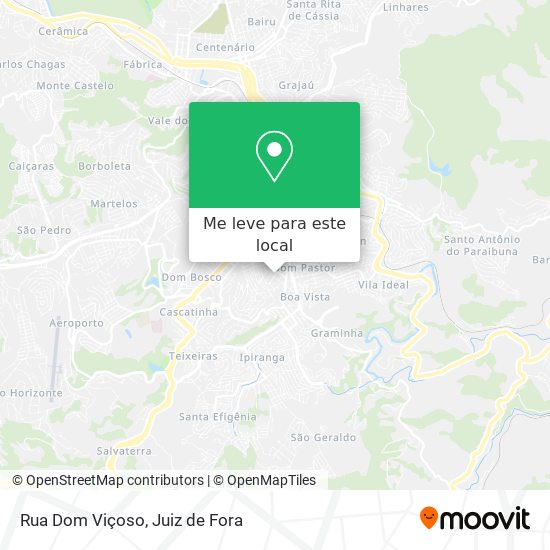 Rua Dom Viçoso mapa