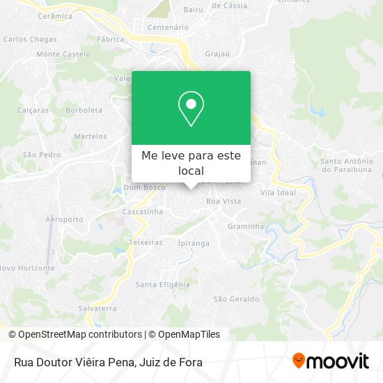 Rua Doutor Viêira Pena mapa