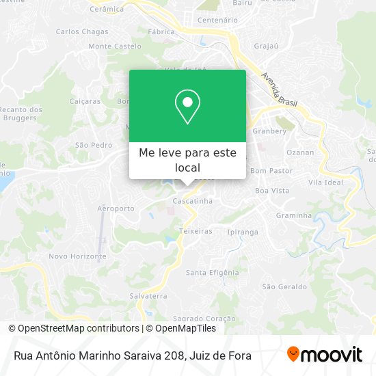 Rua Antônio Marinho Saraiva 208 mapa