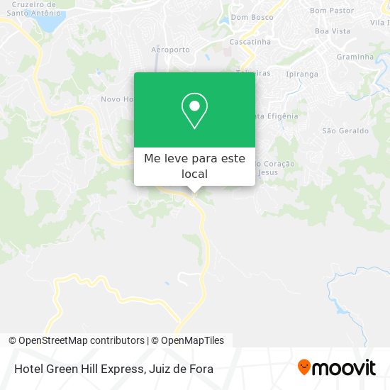 Hotel Green Hill Express mapa