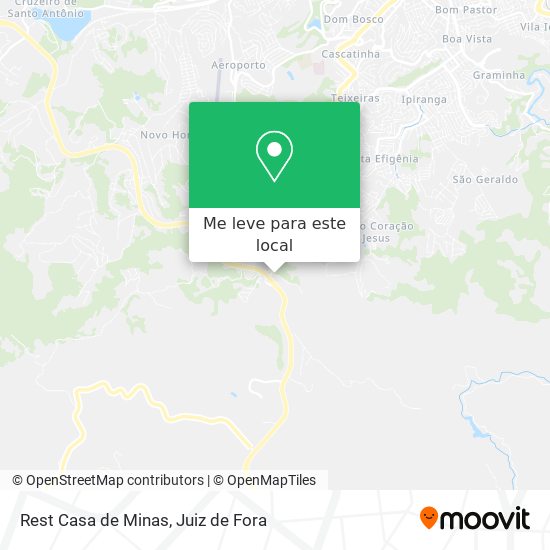 Rest Casa de Minas mapa