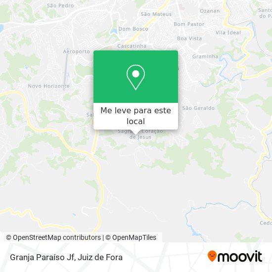 Granja Paraíso Jf mapa