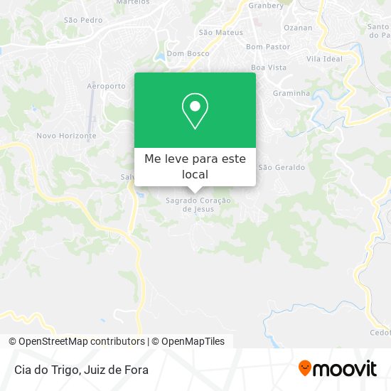 Cia do Trigo mapa