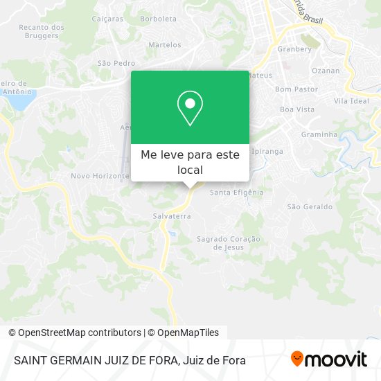 SAINT GERMAIN JUIZ DE FORA mapa