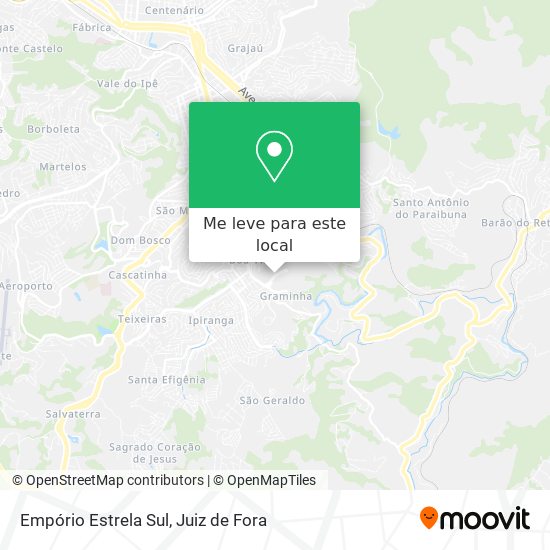 Empório Estrela Sul mapa