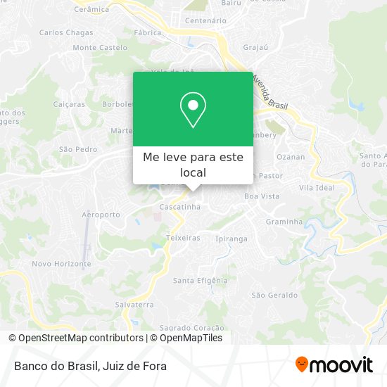 Banco do Brasil mapa