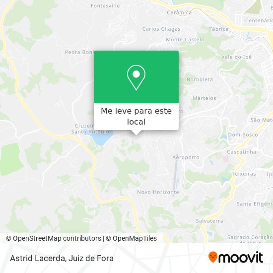 Astrid Lacerda mapa