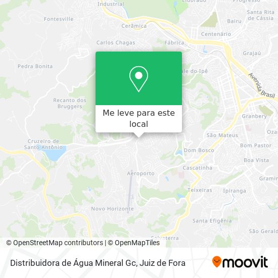 Distribuidora de Água Mineral Gc mapa