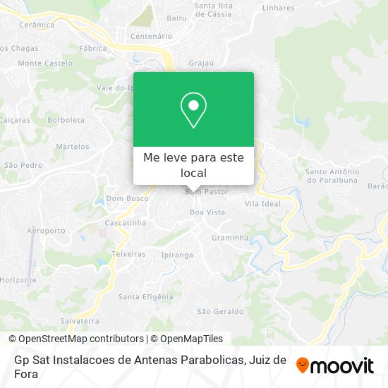 Gp Sat Instalacoes de Antenas Parabolicas mapa