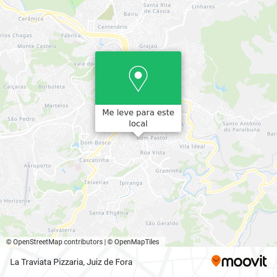 La Traviata Pizzaria mapa