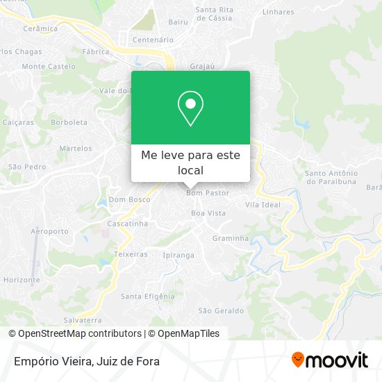 Empório Vieira mapa
