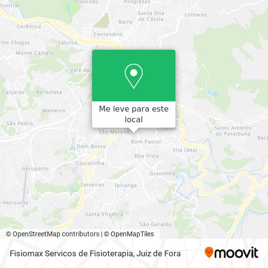 Fisiomax Servicos de Fisioterapia mapa