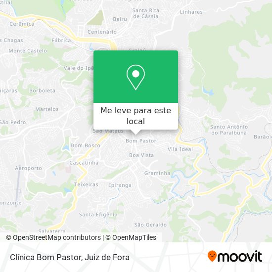 Clínica Bom Pastor mapa