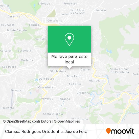 Clarissa Rodrigues Ortodontia mapa