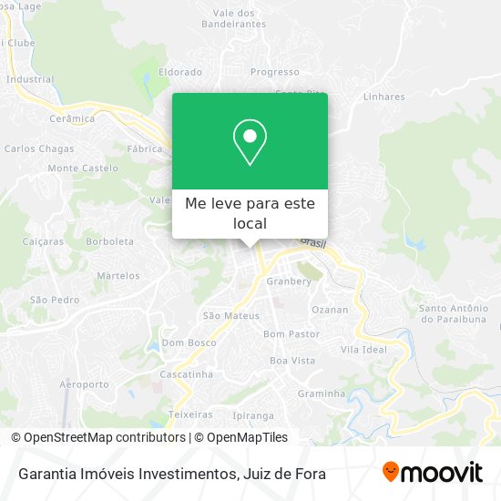 Garantia Imóveis Investimentos mapa