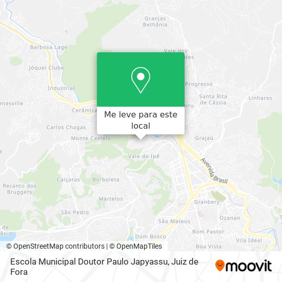 Escola Municipal Doutor Paulo Japyassu mapa