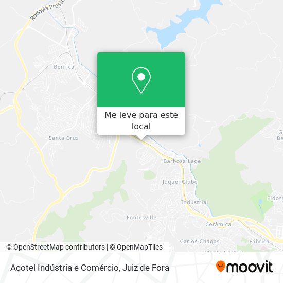 Açotel Indústria e Comércio mapa