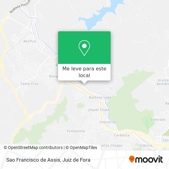 Sao Francisco de Assis mapa