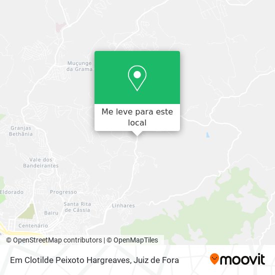 Em Clotilde Peixoto Hargreaves mapa