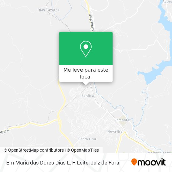 Em Maria das Dores Dias L. F. Leite mapa