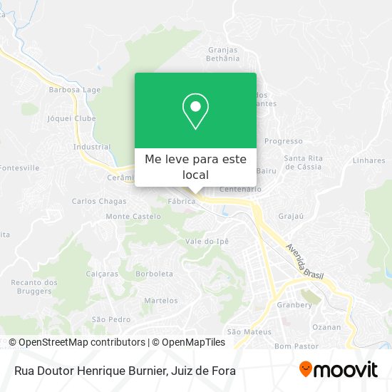 Rua Doutor Henrique Burnier mapa
