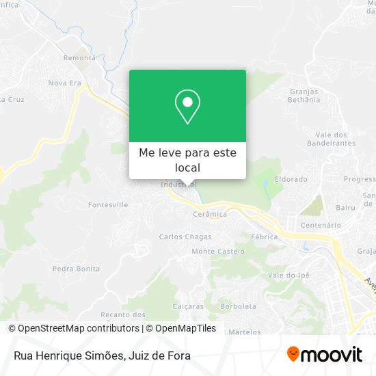 Rua Henrique Simões mapa