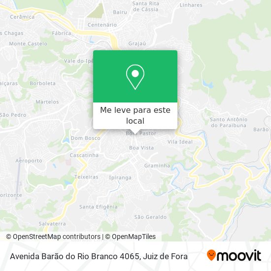 Avenida Barão do Rio Branco 4065 mapa