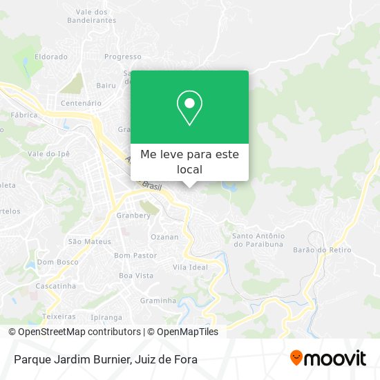 Parque Jardim Burnier mapa