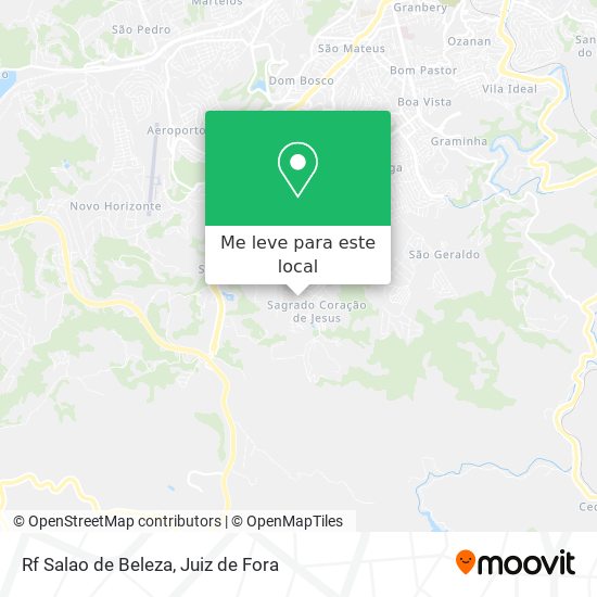 Rf Salao de Beleza mapa