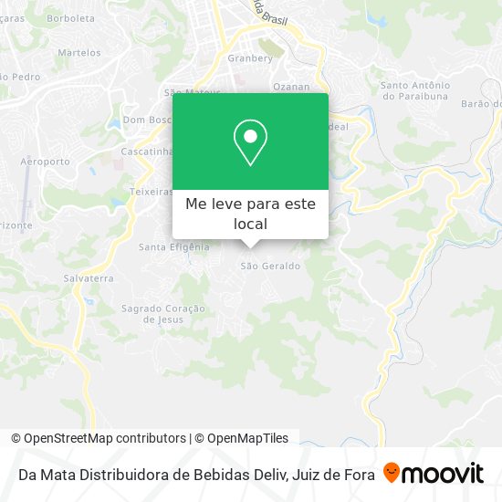 Da Mata Distribuidora de Bebidas Deliv mapa