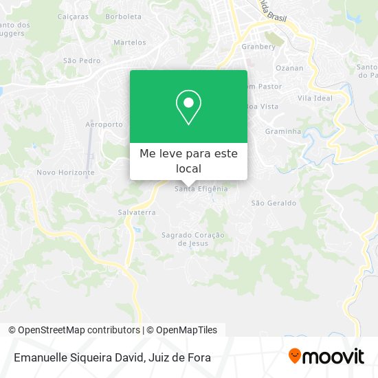 Emanuelle Siqueira David mapa